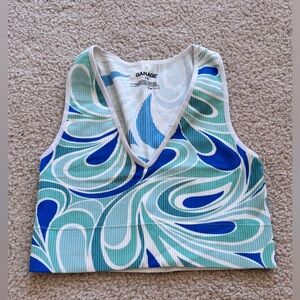 Garage v-neck tank top